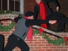 Dancing on the steps in Winter