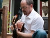 Stan Stewart plays guitar