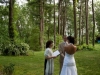 Anita Bondi with another happy couple at a wedding ceremony