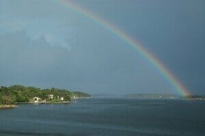 Rainbow / dampness
