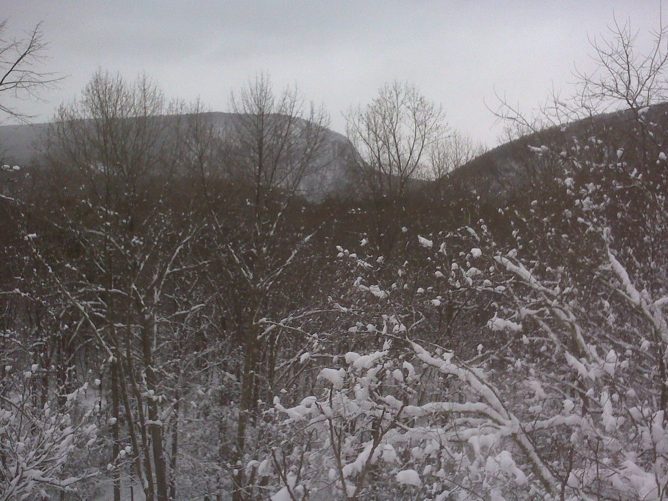 Winter View of The Gap