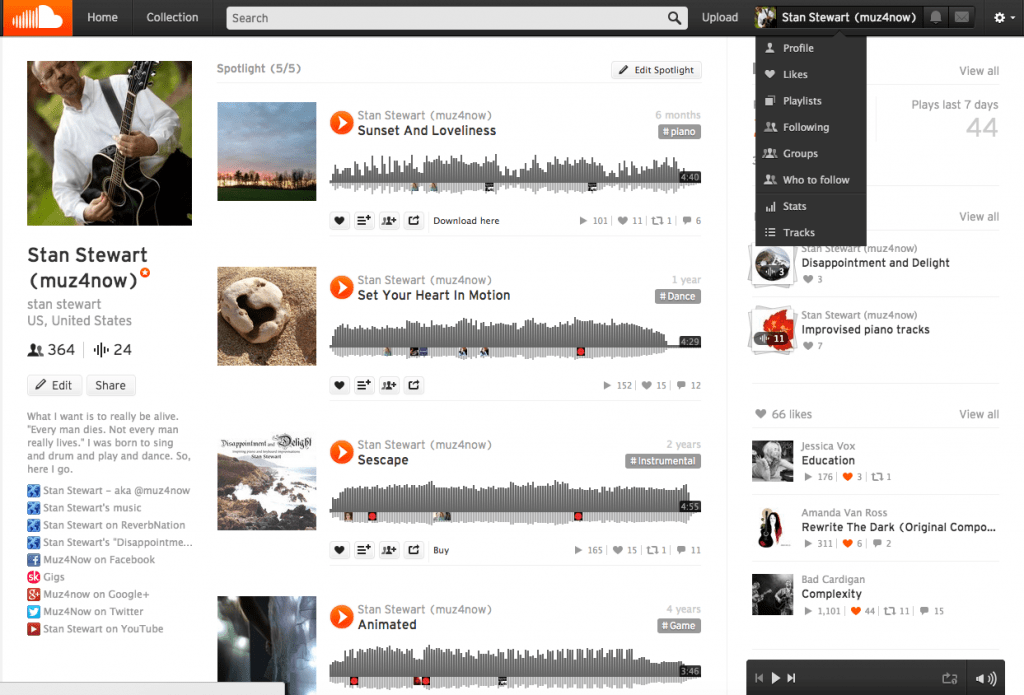 Soundcloud Profile