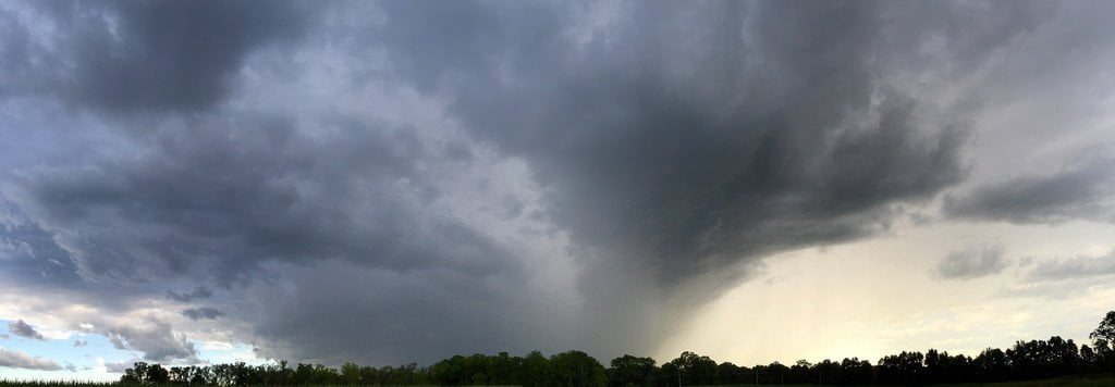 Clouds or an Approaching Thunderstorm