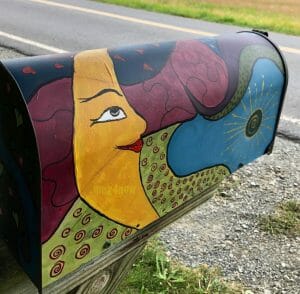 Pondering Wonky Times - Moon Mailbox