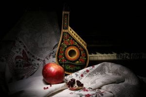 Bandura instrument from Ukraine