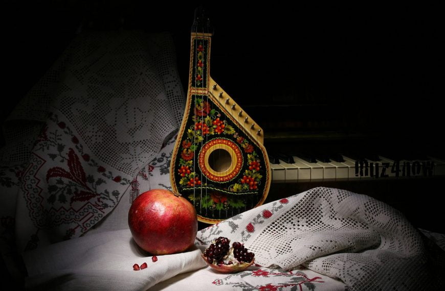 Bandura instrument from Ukraine