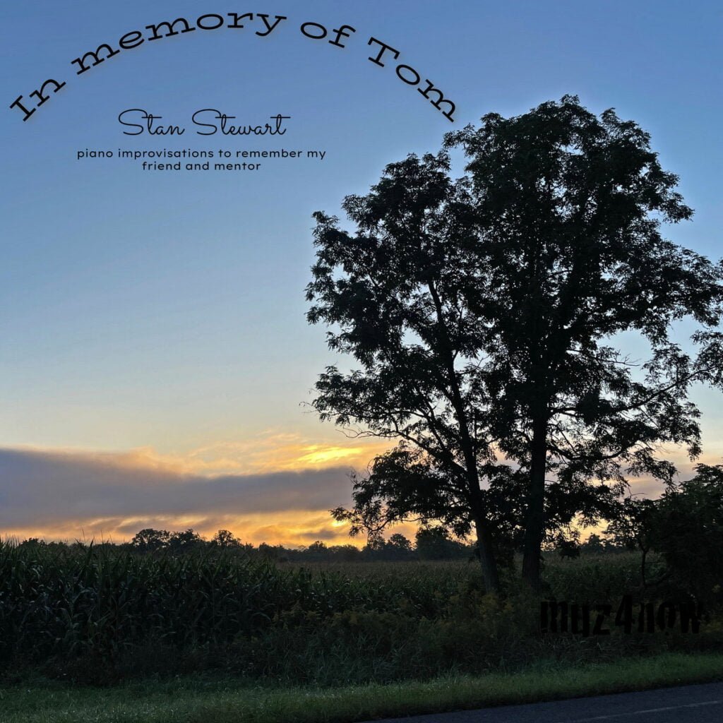 The album cover for "In Memory of Tom" by Stan Stewart