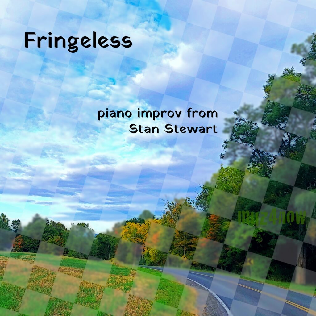 A cloudy sky forms the cover of Fringeless by Stan Stewart
