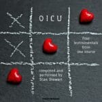 A tic-tac-toe game forms the background for the cover to Stan Stewart's EP, "OICU". All sounds on this EP were created with Omnisphere 3.