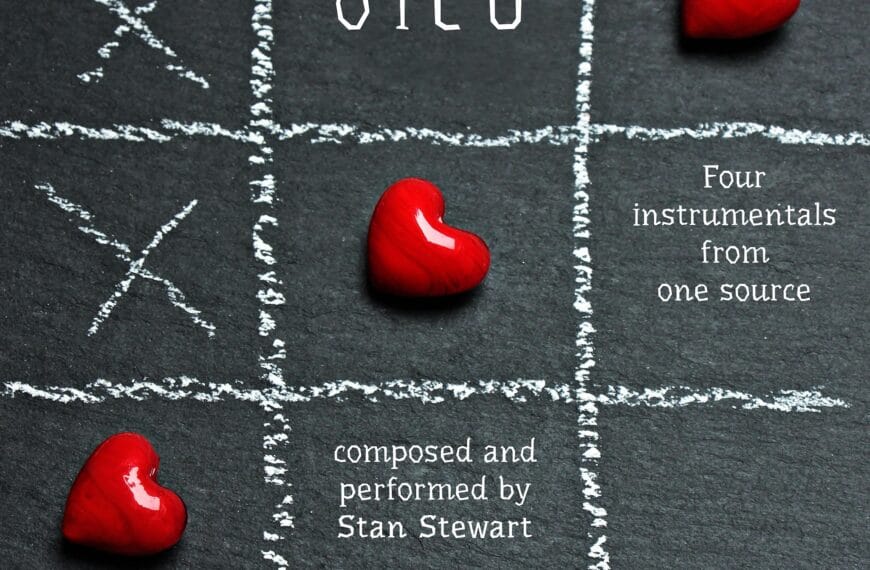 A tic-tac-toe game forms the background for the cover to Stan Stewart's EP, "OICU". All sounds on this EP were created with Omnisphere 3.