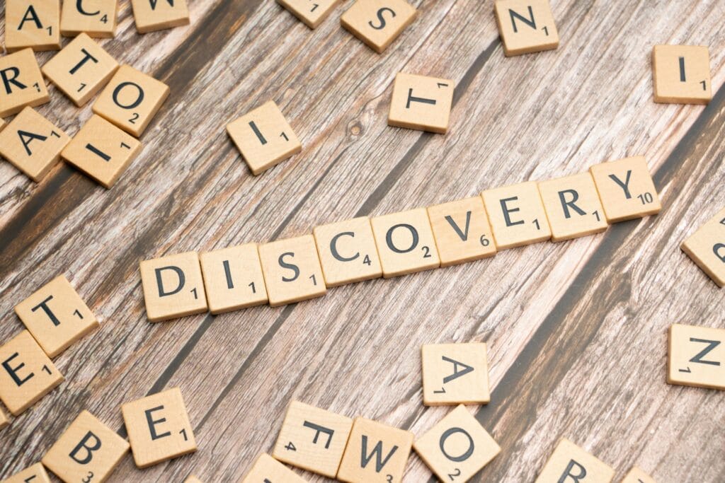 Creatives discover how to promote themselves just as the word "discovery" forms in spelling game