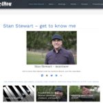 A screenshot of the essentials page for Stan Stewart and his brand, muz4now.