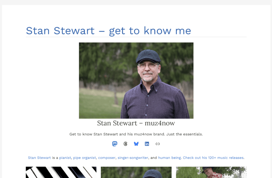 Essentials Page at muz4now – #GetToKnow